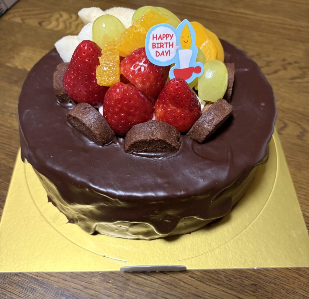菓子工房KIQCHIの誕生日ケーキ