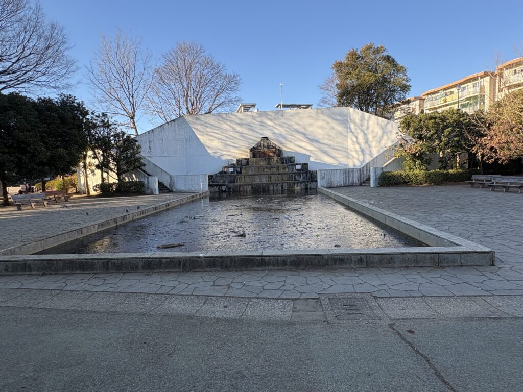 文理台公園の噴水
